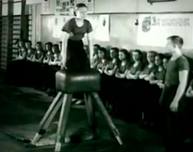 Физкультурники школы № 45, 1955 год  